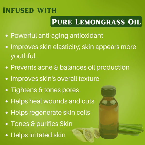 Lemongrass Body Lotion | Aloe & Olive Hand & Body Lotion for Dry Skin Relief - Organic