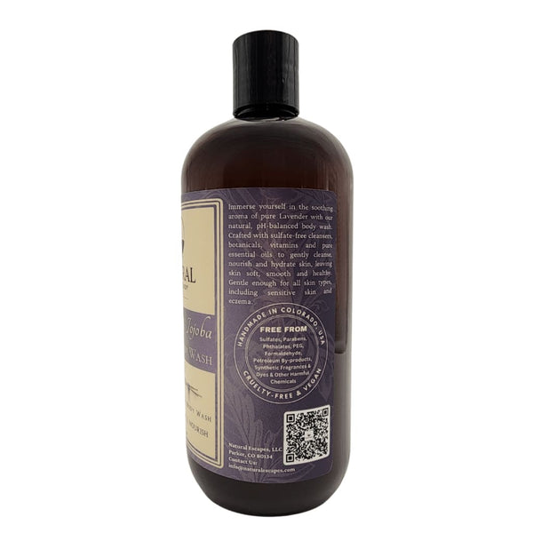 Lavender & Jojoba Hydrating Body Wash | Sulfate-Free Body Wash for Soft Smooth Skin