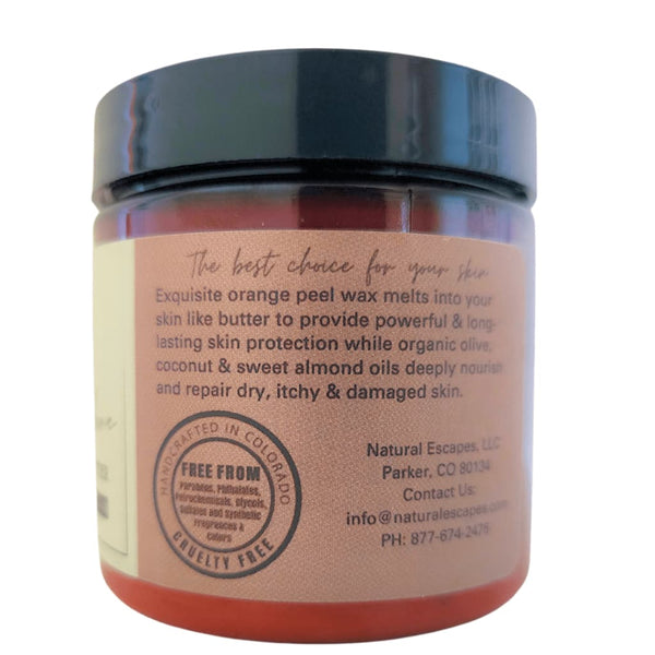 Orange & Olive Whipped Body Butter | Organic Body Oil for Extremely Dry Itchy Skin Eczema