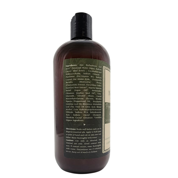 Peppermint Tea Tree & Eucalyptus Sulfate-Free Body Wash - Organic Body Care