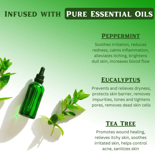 Peppermint Tea Tree & Eucalyptus Sulfate-Free Body Wash - Organic Body Care