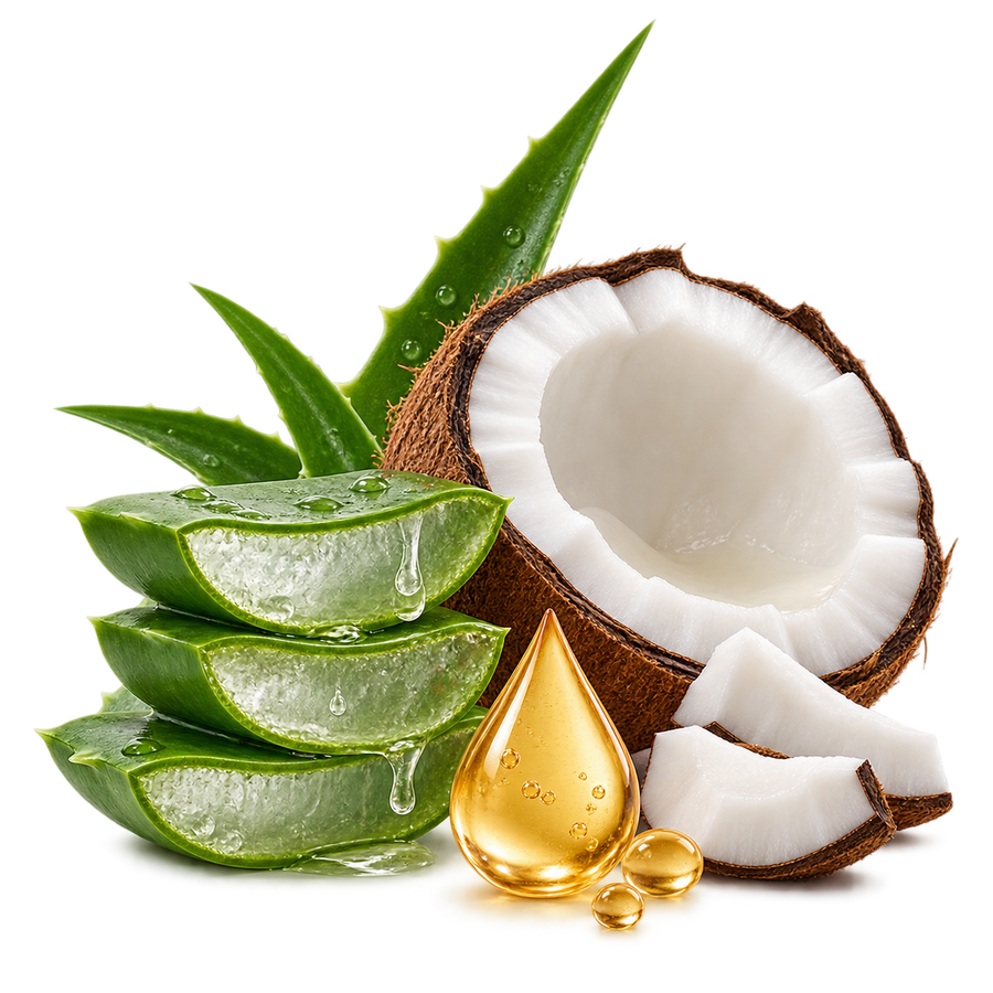 Aloe, Coconut Oil + Vitamin B5