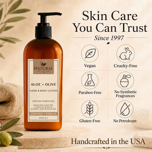 Coconut Milk + Vanilla Body Lotion & Hand Cream