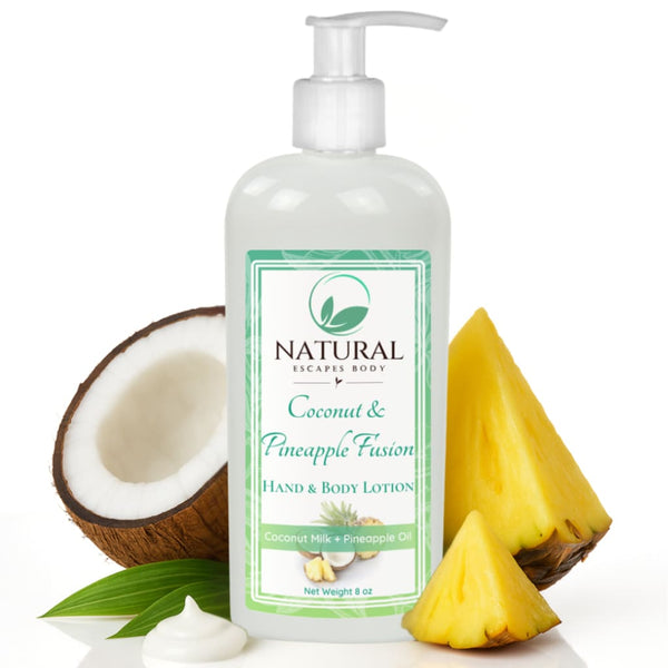 Coconut & Pineapple Fusion Hand & Body Lotion | Coconut Milk + Pineapple Oil | Repairing