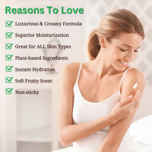 Hand and body lotion with coconut milk, aloe, and olive oil
