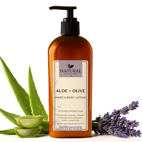 Lavender Body Lotion & Hand Cream | Best Moisturizer for Dry Skin Flaky Skin Itchy Skin