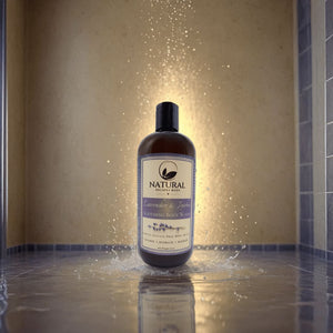 Sulfate-free lavender shower gel for gentle daily cleansing