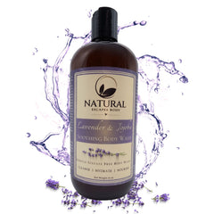 Lavender jojoba sulfate-free body wash for soft, smooth skin