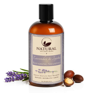 Lavender & Jojoba Repairing Shampoo | Sulfate-Free Shampoo for Dry Hair Color-Treated