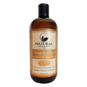 Citrus argan body wash for an uplifting shower routine