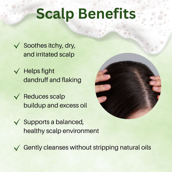 Peppermint Rosemary & Tea Tree Hair Growth Shampoo Natural Sulfate Free Formula