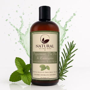 Peppermint Tea Tree & Eucalyptus Sulfate-Free Body Wash - Organic Body Care