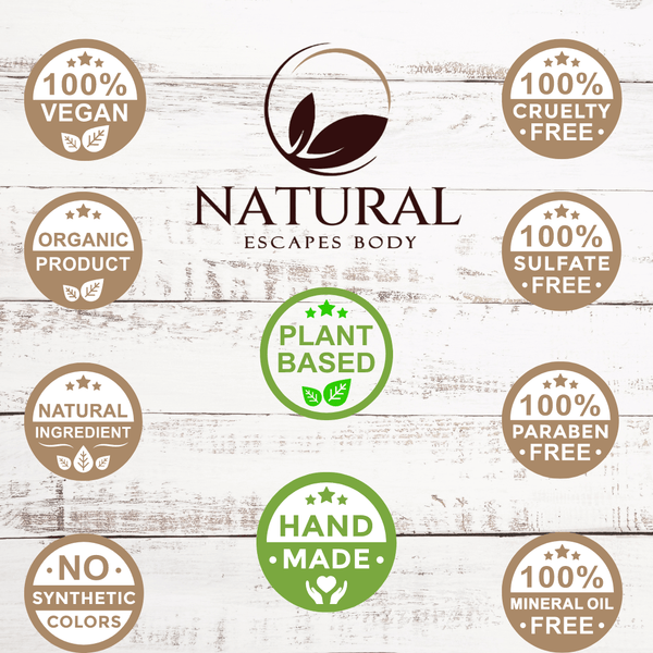 Natural body lotion is cruelty-free and vegan made from plant-based ingredients for deeply moisturized skin