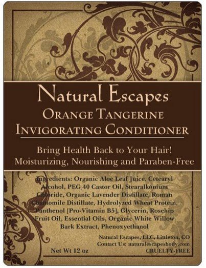Orange Tangerine Invigorating Conditioner | Lightweight Conditioner for Oily Hair Gray