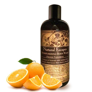Orange Tangerine Moisturizing Body Wash | Organic Body Wash for Soft Smooth Skin - Organic