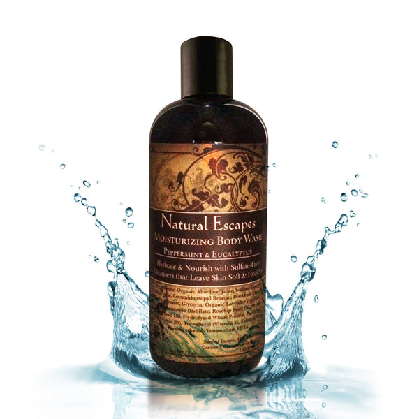 Peppermint & Eucalyptus Moisturizing Body Wash | All Natural Body Wash for Soft Smooth